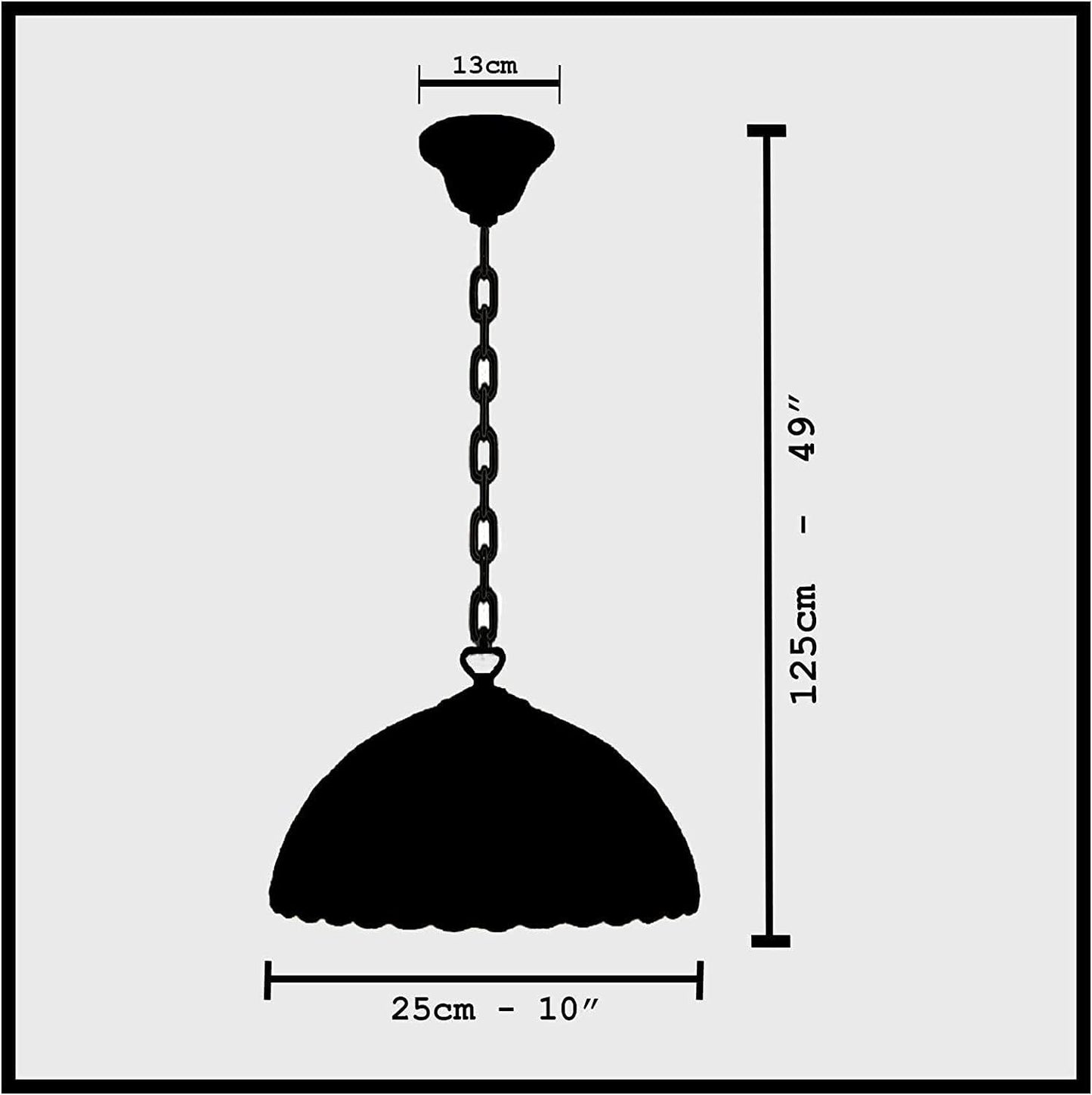 Tiffany Pendant Lamps Handcrafted Stained Glass Lamp Shades Stunning Quality Antique Design Pendant Light for Living Room Bedroom Lounge Hallway (P-1003)