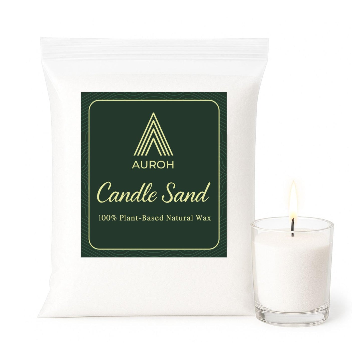 Auroh Wax Sand 500 Grams – Candle Sand Granules for Easy Candle Making | Ideal for Decorative Jars & Gifts