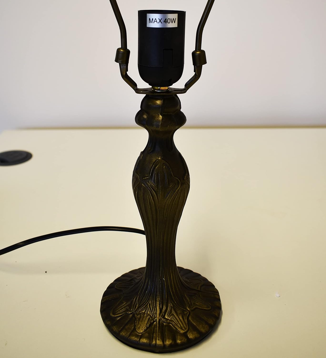 Tiffany Table Lamp Handcrafted Blue Dragonfly Design Lampshade Stunning Quality Antique Table Lamps for Living Room Bedside Desk Bedroom Coffee Table (TFTL-1007)