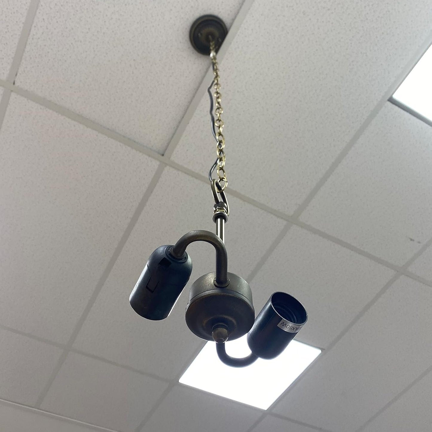 16 inch Pendant/Ceiling Light Fitting with E27 Lamp Holder for Living Room Bedroom Lounge Hallway (Pendant Fiting)