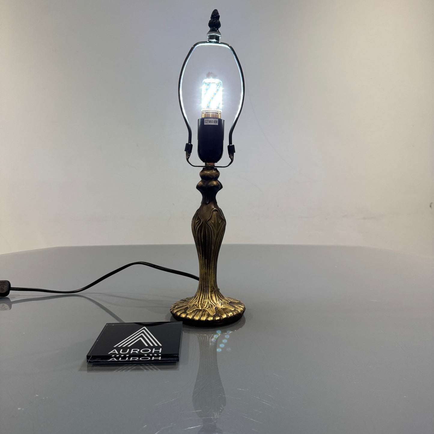 Auroh Tiffany Table Lamp 10 Inch – TFTL-1051 Handcrafted Stained Glass, Bedside or Desk, UK