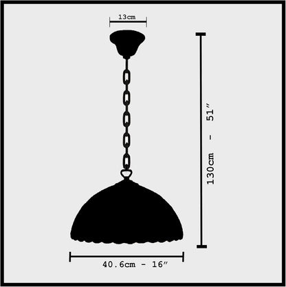 Tiffany Pendant Light 16 inch Handcrafted Lamp Shade Antique Dragonfly Design Pendant Ceiling Lights for Living Room Decor Home Decor Lounge