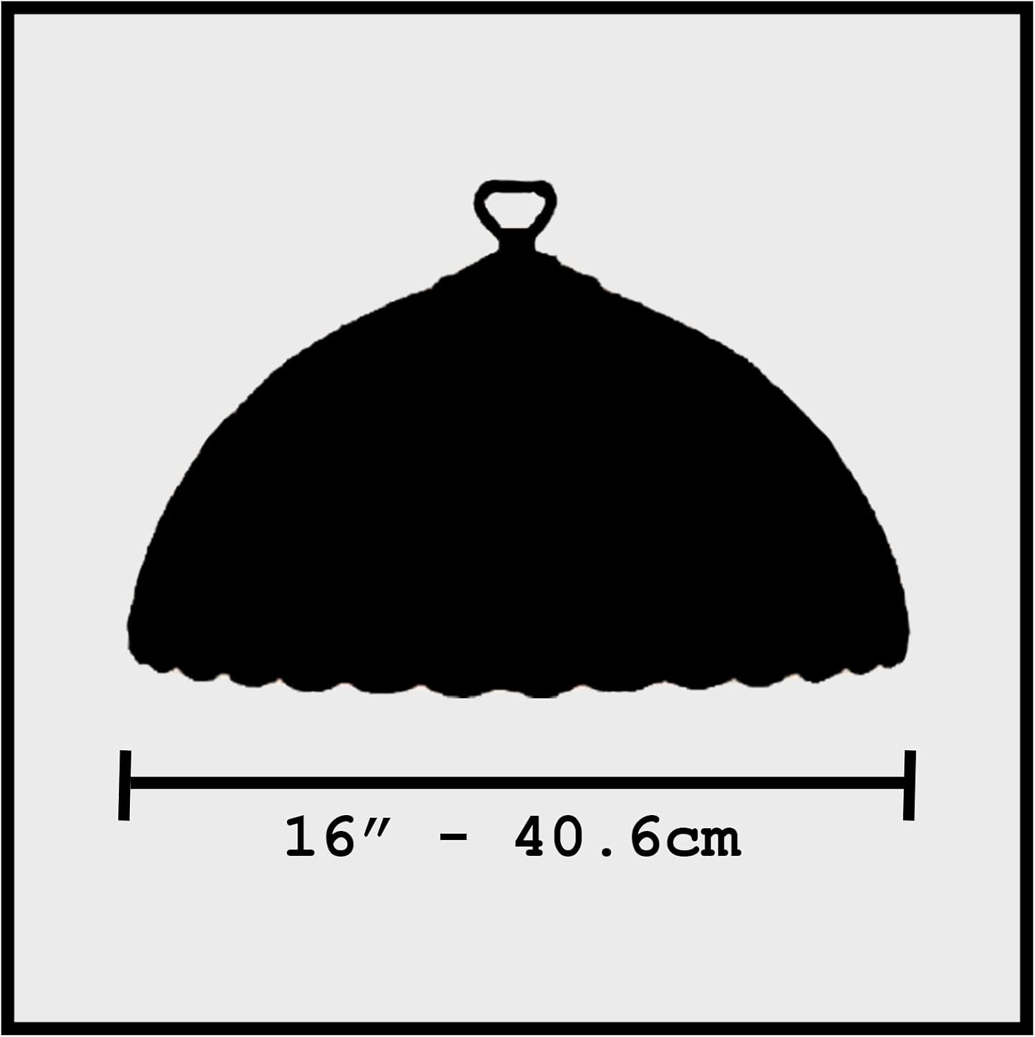 Tiffany Style Lamp 16 inch Handcrafted Lampshade Antique Design Lamps for Living Room Decor Home Decor Shade ONLY (Accessories NOT Included) (1606)