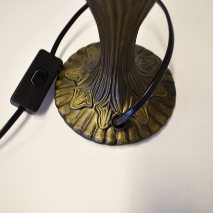 Tiffany Style Table Lamp Stained Glass Handcrafted Lampshade Antique Design Base Table Lamps for Living Room Bedside Desk Bedroom Coffee (TFTL-1004)