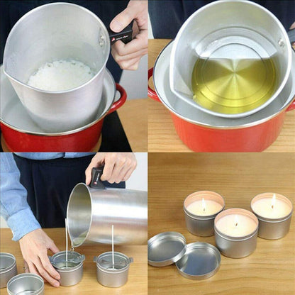 Auroh 1KG Soy Wax for Candle Making 100% Pure Natural SOYA Container Wax Flakes – Biodegradable, eco-Friendly Candle Wax for Wax Melts and Fragrance Candles