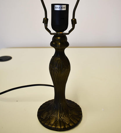 Tiffany Table Lamp Handcrafted Stained Glass Lampshade Stunning Quality Antique Design Base Table Lamps for Living Room Bedside Desk Bedroom Coffee Table (TFTL-1050)