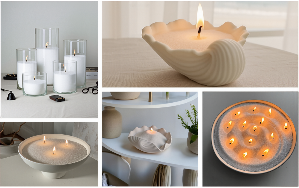 Auroh Sand Wax Granules 500G - 2KG Pearled Candle Wax Powder Refill, Ideal Candle Sand for Decorative Jars, Gifts, and Easy Candle Making