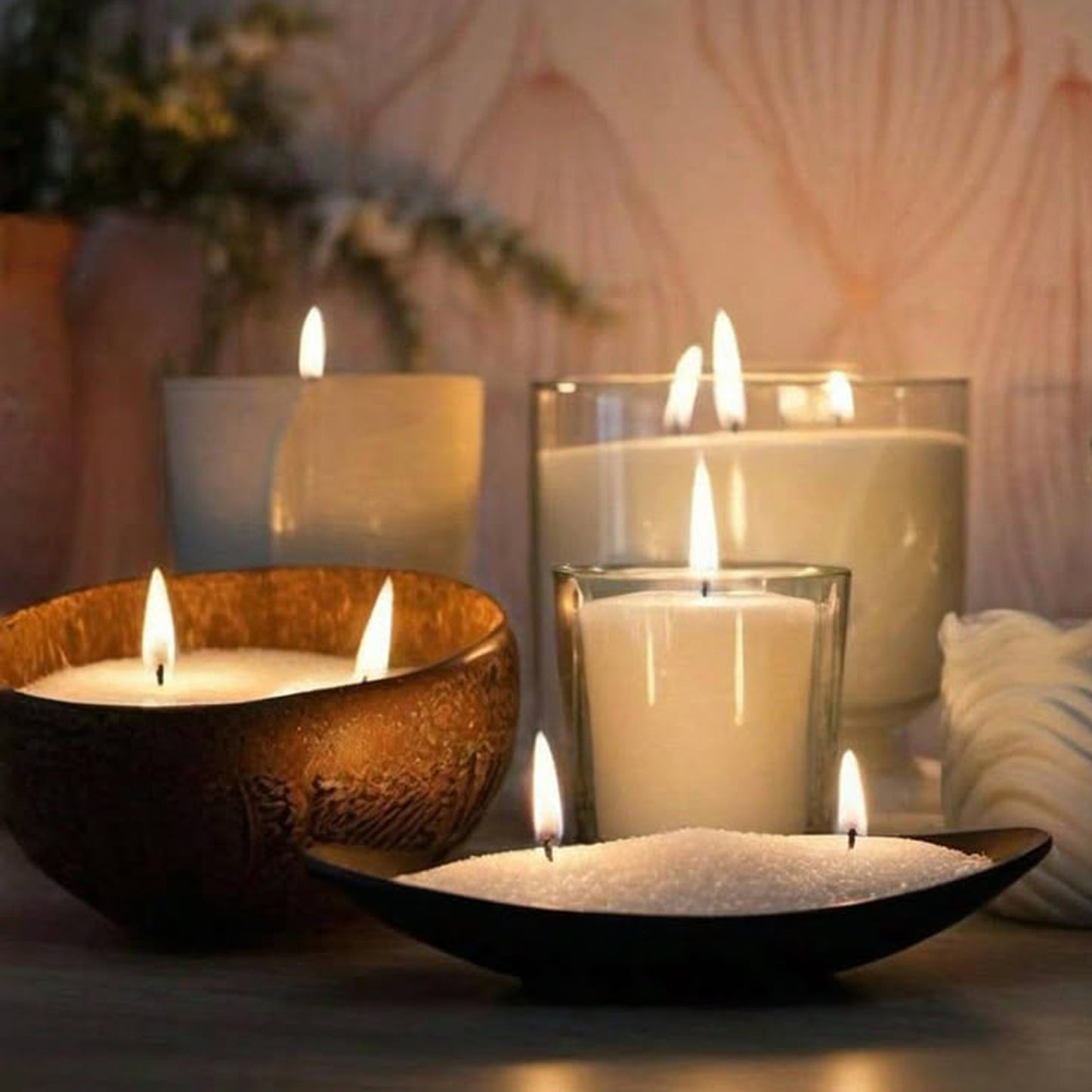 Auroh Sand Wax Granules 500G - 2KG Pearled Candle Wax Powder Refill, Ideal Candle Sand for Decorative Jars, Gifts, and Easy Candle Making