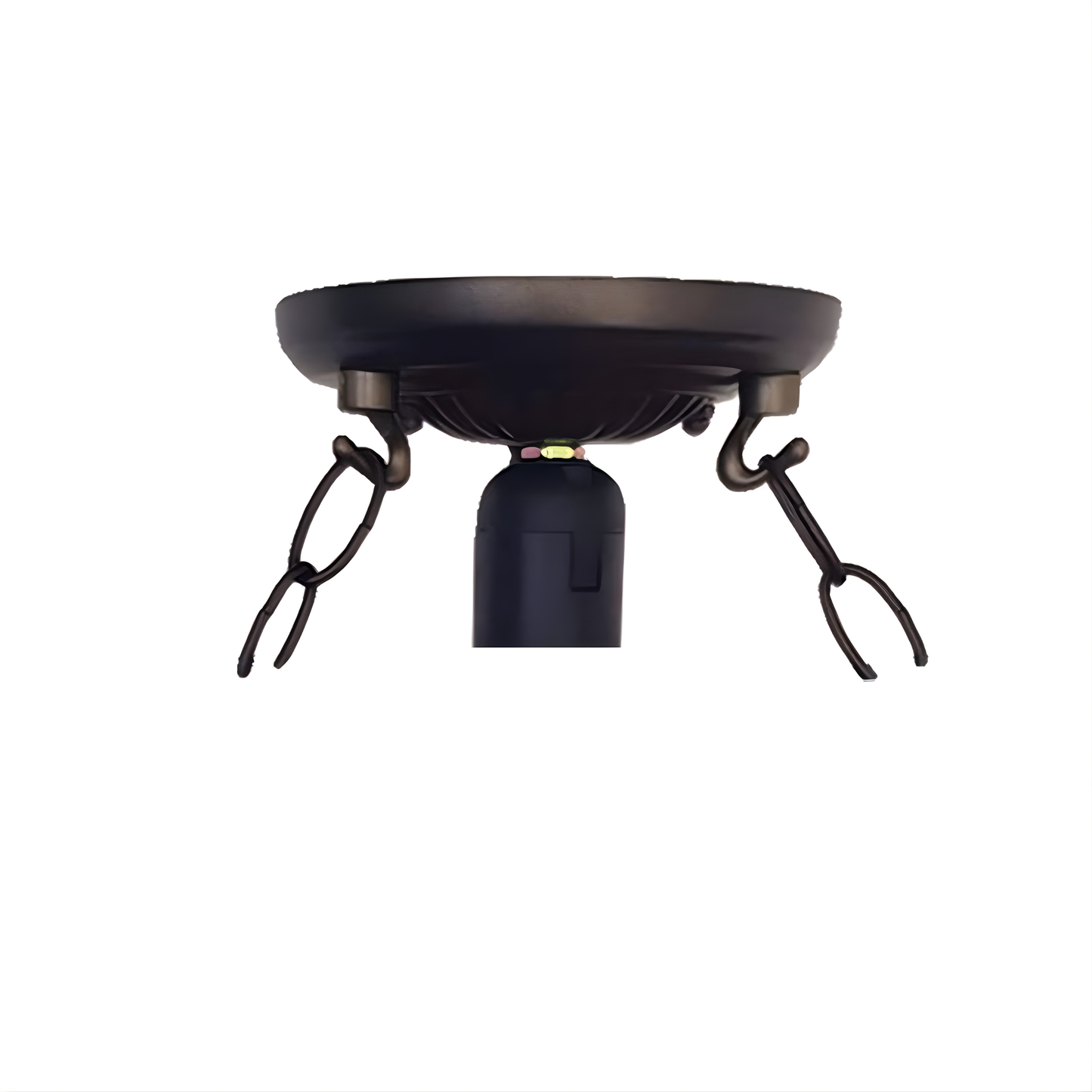 Ceiling Light Fitting with E27 Bulb Holder – Fits 10 Inch Tiffany Style Lampshades, Flush Ceiling Fixing